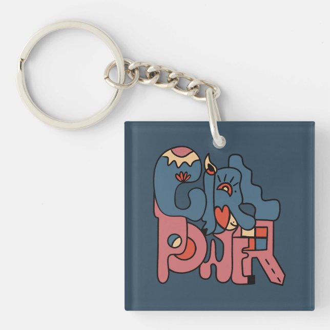 Porte-clés Version Fille Power Dark (Devant)