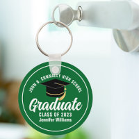 Vert Blanc Diplômé Moderne Personnalisé 2025 Gradu