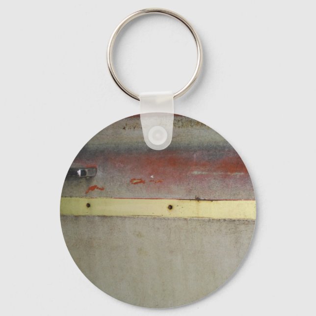 Porte-clés Vert, Rouge, Bleu et Jaune rouillé (Recto)