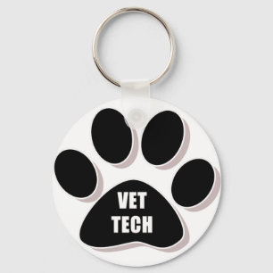 Porte-clés vet tech keychain paw black
