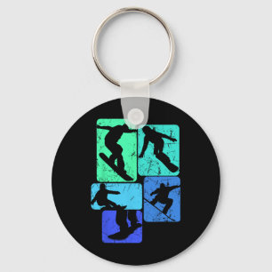 Porte-clés Vêtements Et Idées Cadeaux Snowboard cool Snowboar