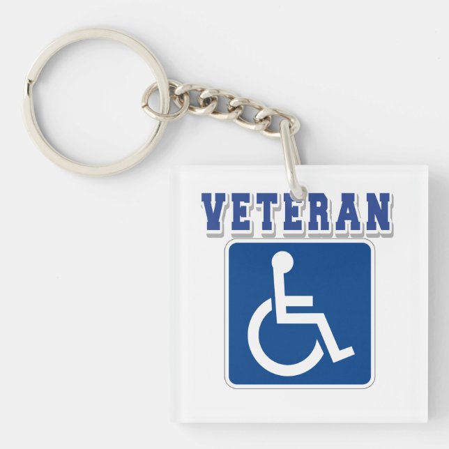 Porte-clés Vétérinaire handicapé handicapé (Devant)