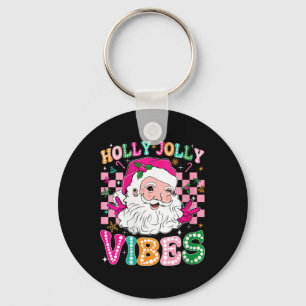 Porte-clés Vibes de Noël Super Père Noël Vibes Xma