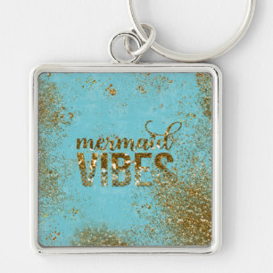 Porte-clés Vibes de sirène - Typographie de la Parties scinti