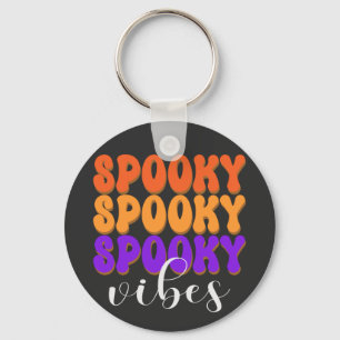 Porte-clés Vibes Éffrayantes rétro Super Halloween