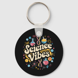 Porte-clés Vibes scientifiques Super Premier jour de retour à