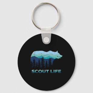 Porte-clés Vie de scout de plein air de camping de randonnée