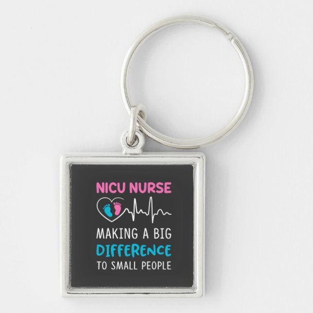 Porte-clés Vie infirmière| Nicu Nurse (Devant)