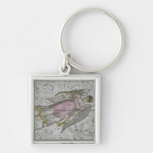 Porte-clés Vierge, "d'un atlas céleste", pub. en 1822 (col