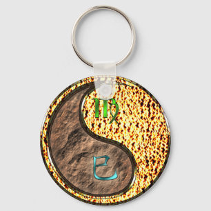 Porte-clés Vierge et serpent à feu