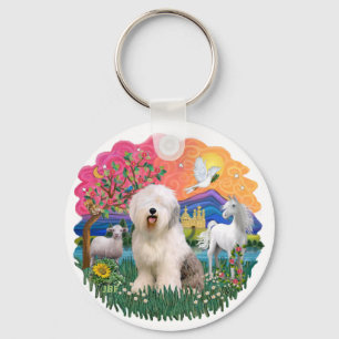 Porte-clés Vieux chien de berger anglais #6