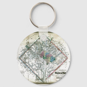 Porte-clés Vieux District de Columbia 1862 de Washington la