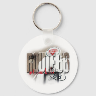 Porte-clés Vieux Pompe à gaz - Route 66