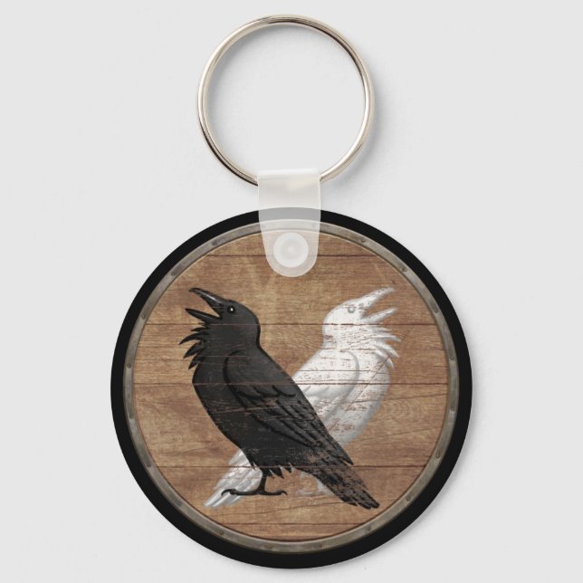 Porte-clés Viking Shield Porte - clé - Odin's Ravens (Recto)