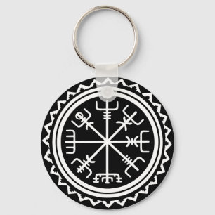 Porte-clés Viking Vegvisir boussole nautique
