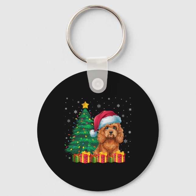 Porte-clés Vilain Apoo Santa Hat lumières de Noël Amoureux de (Recto)