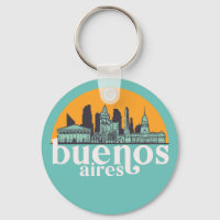 Ville Vintage de Buenos Aires Skyline Cityscape Ar