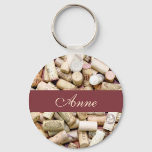 Porte-clés Vin Corks Porte - clé personnalisé