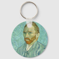 Vincent Van Gogh Autoportrait Arrière - plan bleu
