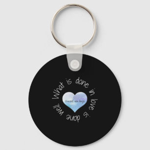 Porte-clés Vincent Van Gogh Inspirational Love Citation Art E