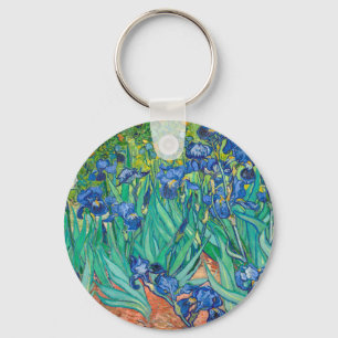 Porte-clés Vincent Van Gogh Irises Floral Vintage Fine Art