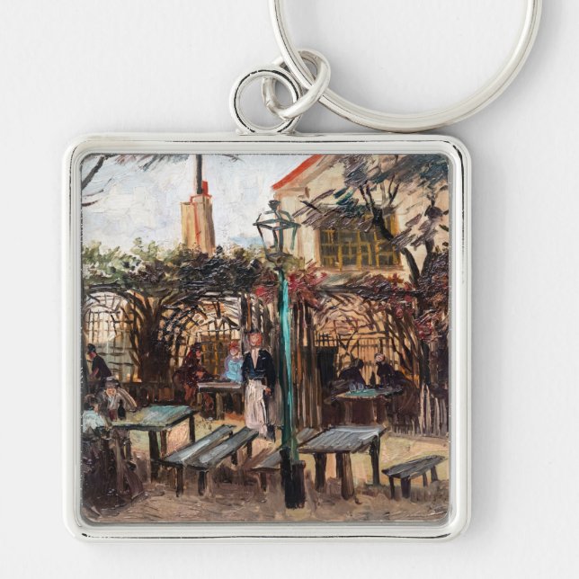 Porte-clés Vincent Van Gogh - La Guinguette sur Montmartre (Devant)
