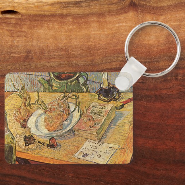Porte-clés Vincent van Gogh - La vie morte avec tableau (Recto)