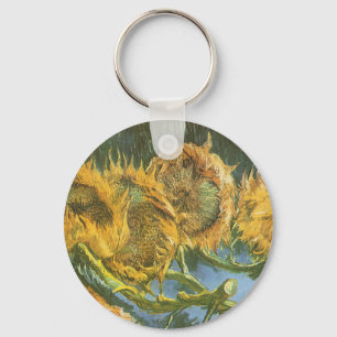 Porte-clés Vincent van Gogh - Nature morte : Quatre tournesol