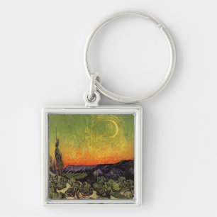 Porte-clés Vincent Van Gogh Paysage de Moonlit