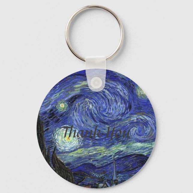Porte-clés Vincent van Gogh, Starry Night (Recto)
