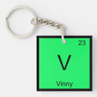 Porte-clés Vinny Nom Chimie Élément Tableau Périodique