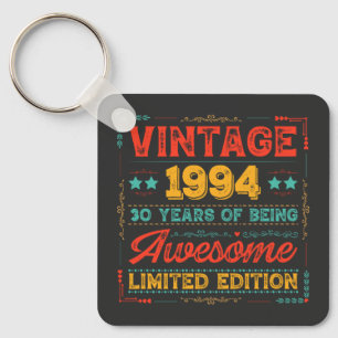 Porte-clés Vintage 1994 Fait en 1994 30e anniversaire 30 ans