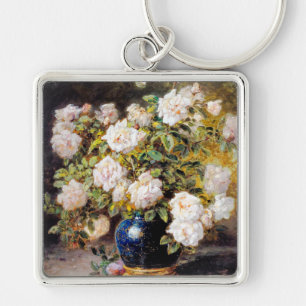 Porte-clés Vintage Alexis Kreyder Roses dans un vase de Cobal