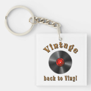 Porte-clés Vintage - Back to Vinyl, the record is back