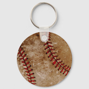 Porte-clés Vintage Baseball Ball Red and White Sports