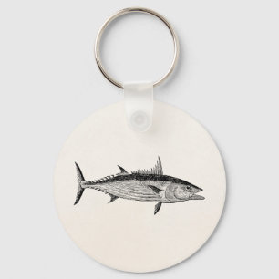 Porte-clés Vintage Bonito Fish - Aquatic Fishes Template
