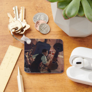 Porte-clés Vintage Business, Movie Theater Projectionist