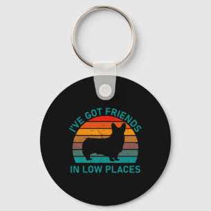 Porte-clés Vintage Corgi Retro Funny Chien Dit Pour Les Pères