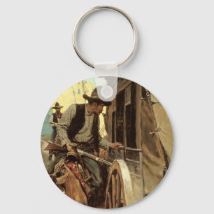 Porte-clés Vintage Cowboys, The Admirable Outlaw par NC Wyeth