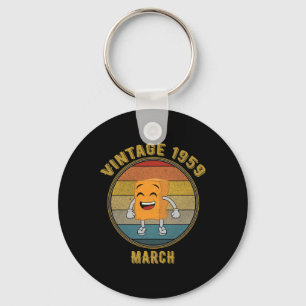 Porte-clés Vintage mars 1959 Chicken Nugget Rire en détresse