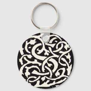 Porte-clés Vintage Monogram S Art Nouveau Letter