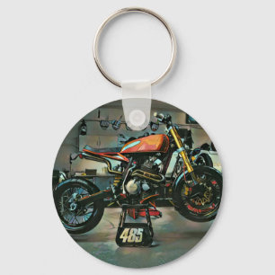 Porte-clés vintage motorcycle art