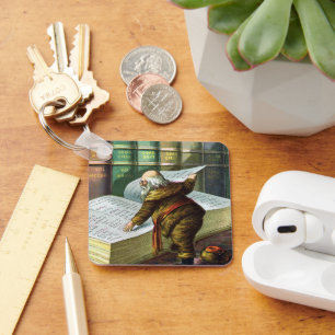 Porte-clés Vintage Noël, Père Noël Liste des vilains et des g