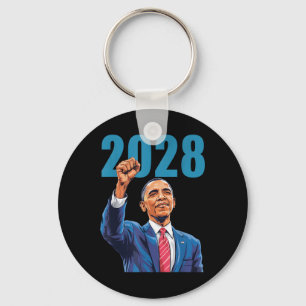 Porte-clés Vintage Obama 2028 Un drôle d'élection politique p