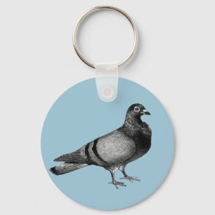 Porte-clés Vintage Pigeon gifts