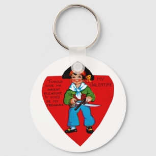 Porte-clés Vintage Pirate Valentine