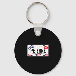 Porte-clés Vintage Porto Rico drôle de vacances d'été boricua