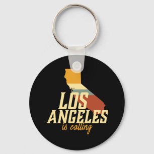 Porte-clés Vintage Retro Los Angeles California CA USA City
