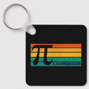 Porte-clés Vintage Retro Pi  Keychain