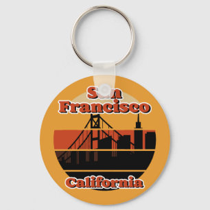Porte-clés Vintage San Francisco Californie